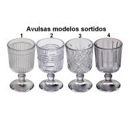 Taça 65ml Avulsa Para Licor de Vidro Sortida